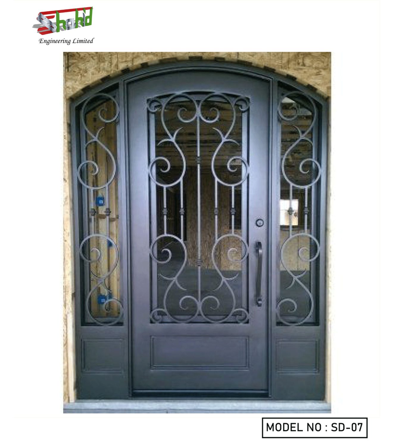 Modern Steel Security Door | SD-07 - Shahid Engineering Ltd