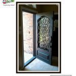 High-quality Wrought Iron Single Door Design Steel Door Shahid Engineering Ltd