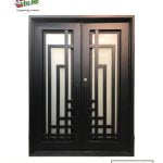 Modern double entry Wrought iron doors Shahid Engineering Ltd