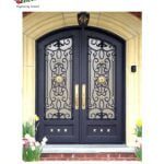 Steel Door with a Single Door of Excellent Wrought Iron | SD -10