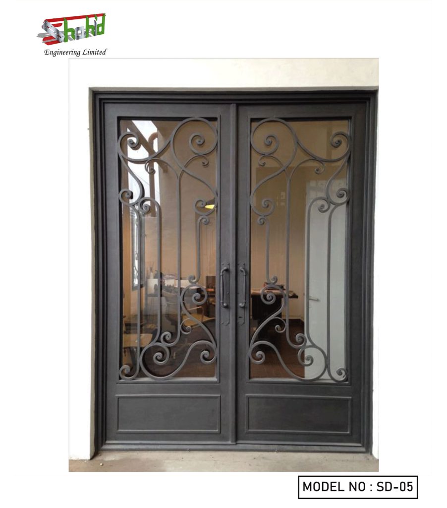 wrought iron security patio
