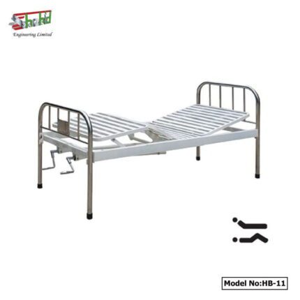 Manual Hospital Patient Bed with Two Functions
