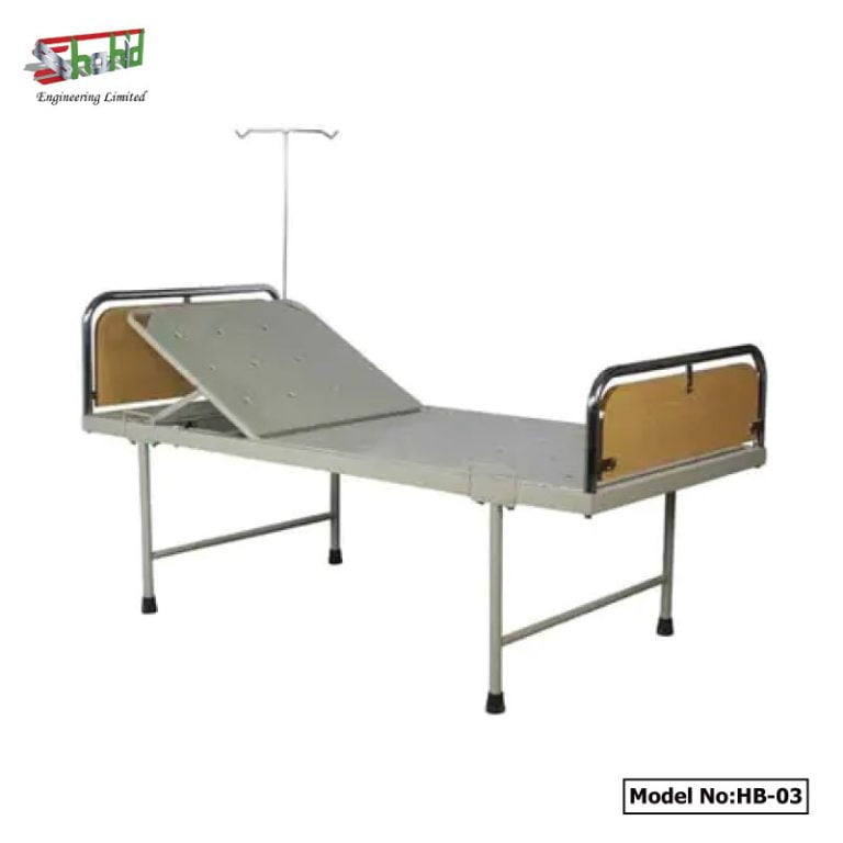 Hospital Bed White Semi Fowler HB03 Industrial Furniture Online