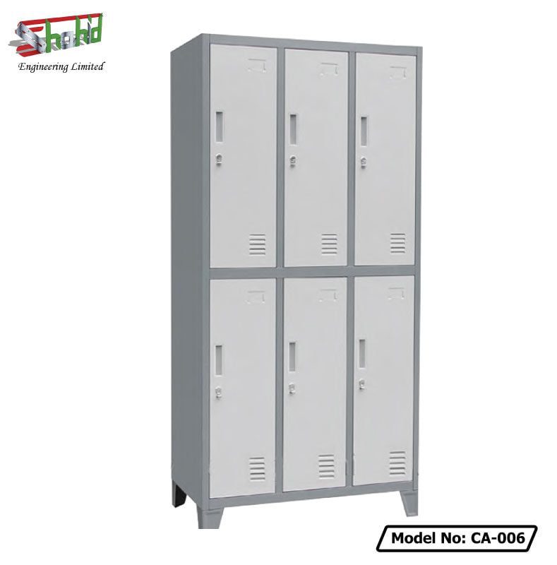 Modern Six Door Storage Steel Locker