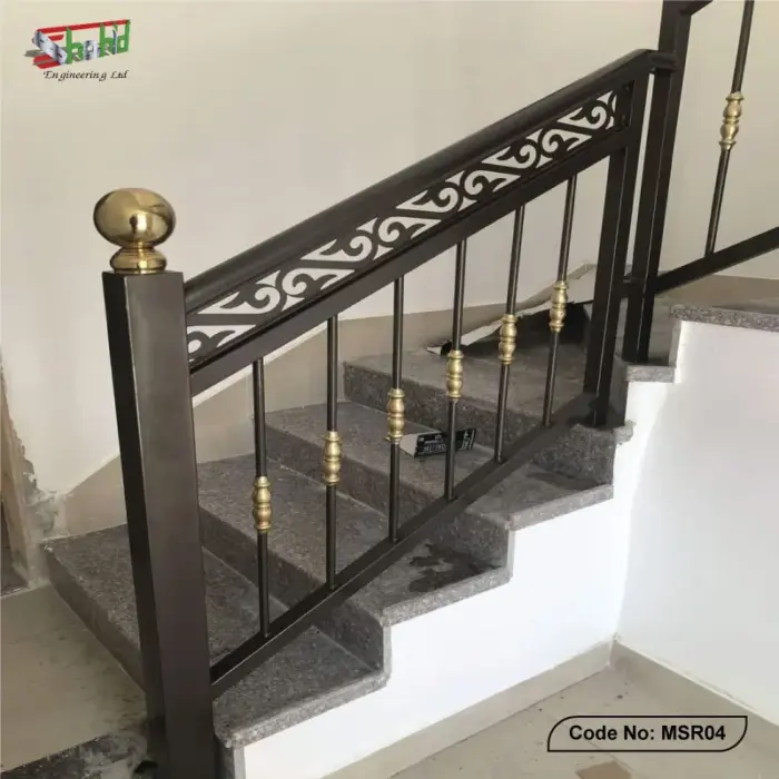 Affordable MS Stair Railing | MSR04 - Shahid Engineering Ltd