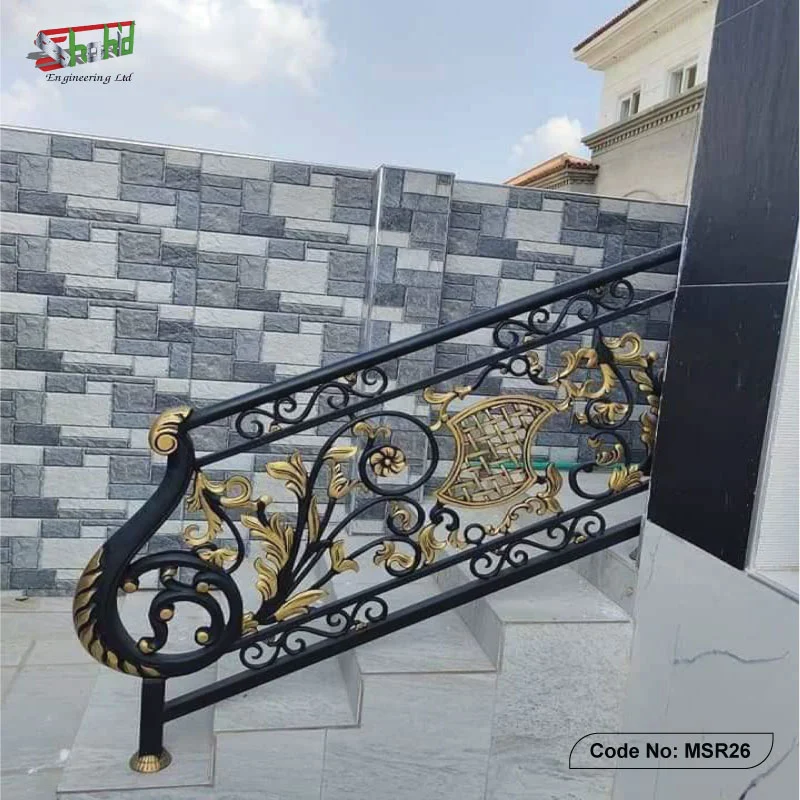 MS-Stair-Railing-Safe-and-Stylish Casting Stair Railing