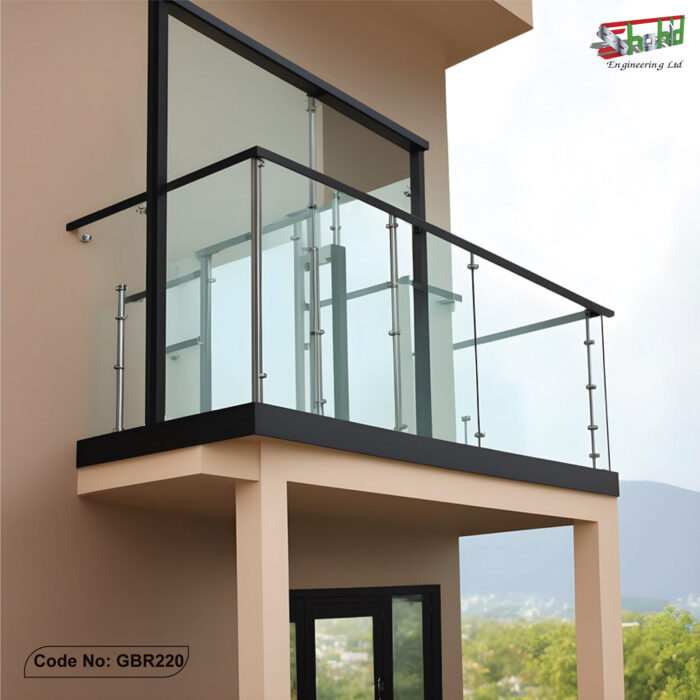 Best Glass Balcony Railing Designs of 2024 | GBR220 - Shahid ...
