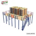 Increase Efficiency with Customizable Mezzanine Steel Rac