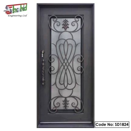 decorative steel door