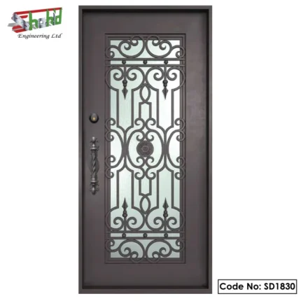 Stylish single Entry Steel Door