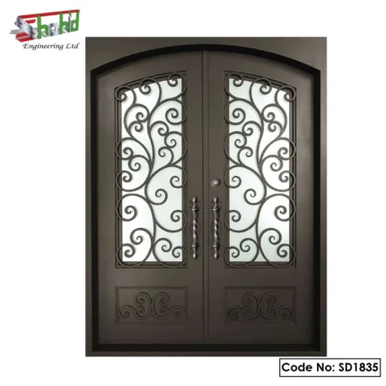 decorative steel door