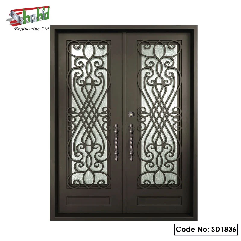 decorative steel door