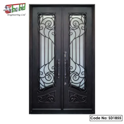 decorative steel door