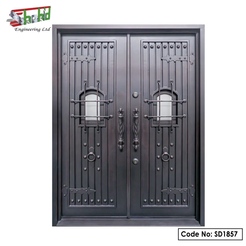 decorative steel door