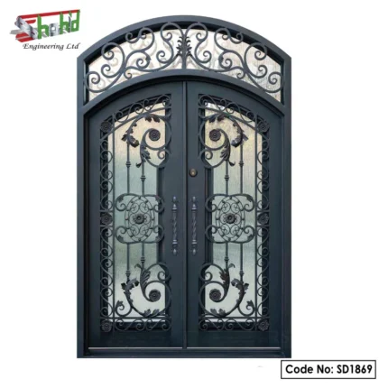 decorative steel door