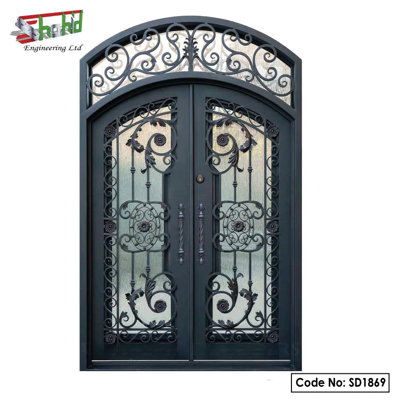 decorative steel door