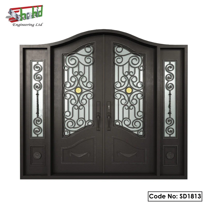 decorative steel door