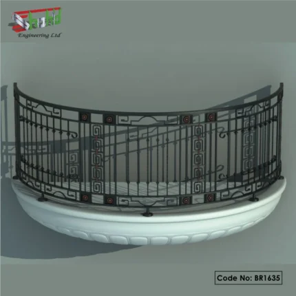 Iron Balcony Railing with Beautiful Designs