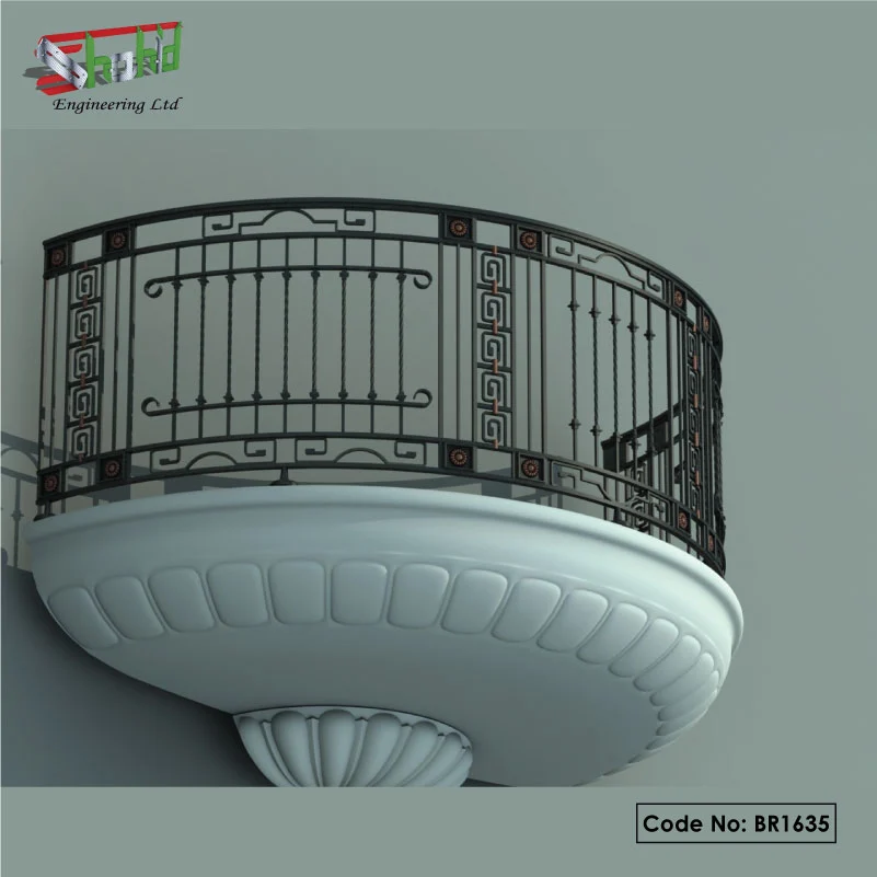 Iron Balcony Railing with Beautiful Designs