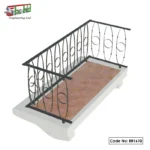 Durable and stylish steel balcony railing for modern homes.
