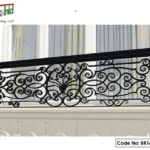 Decorative Cast Iron Balcony Railings for Luxury Homes