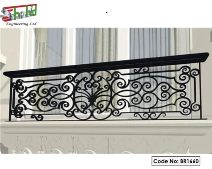 Decorative Cast Iron Balcony Railings for Luxury Homes
