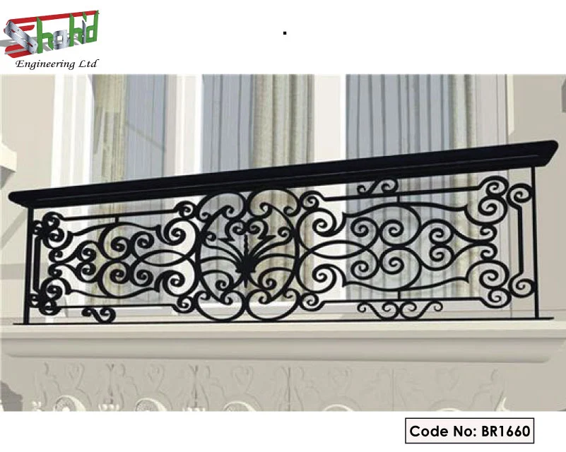 Decorative Cast Iron Balcony Railings for Luxury Homes