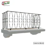 Durable and stylish steel balcony railing for modern homes.