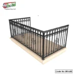 Wrought Iron MS Balcony Railing for Durability
