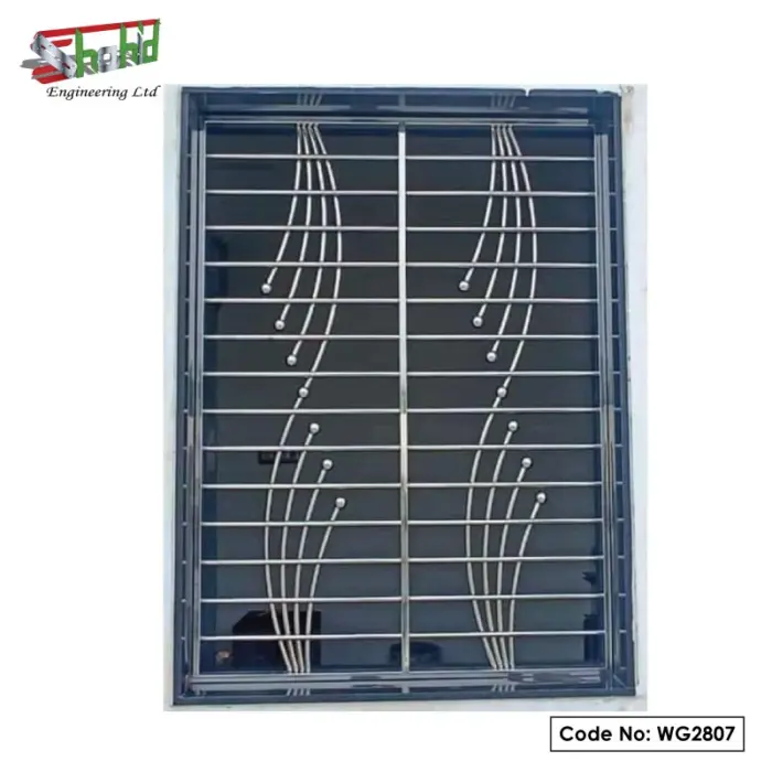 Latest MS Window Grill Designs For Home | WG2807 - Shahid Engineering Ltd