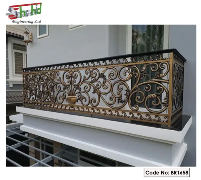 Best Cast Iron Railing Designs for Apartments | BR1658 - Shahid ...