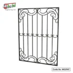MS Window Grill with Floral Design