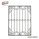 MS Window Grill with Floral Design