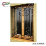 MS Window Grill with Metal Finish
