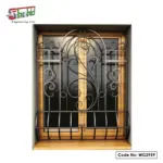 Heavy-Duty Black MS Window Grill for Premium Homes