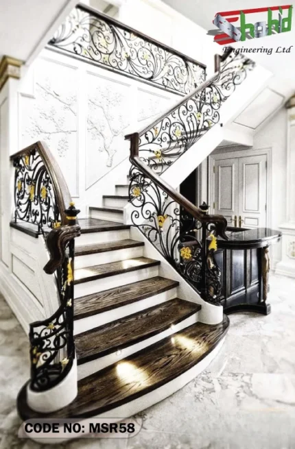 Modern Casting Stair Railing