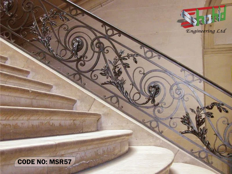 Black Metal Stair Railing