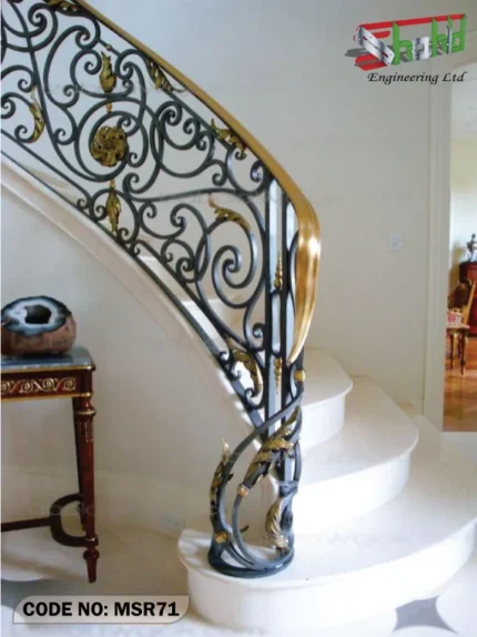 Powder Coated Stair Railing