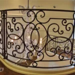 Decorative Iron Stair Railing