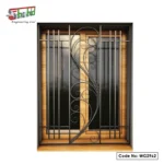 Custom Welded MS Window Grill for Unique Homes