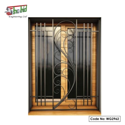 Custom Welded MS Window Grill for Unique Homes