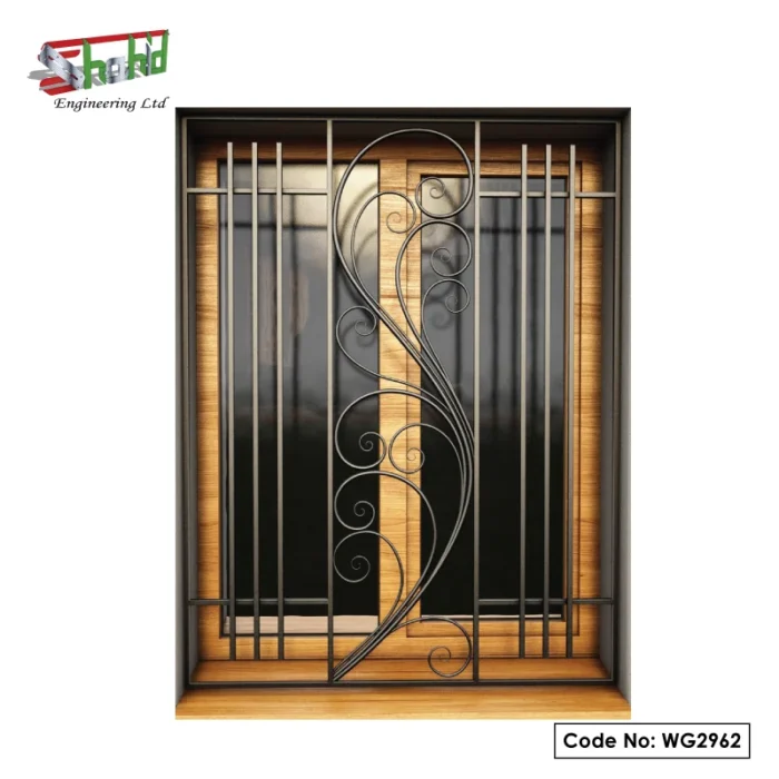 Custom Welded MS Window Grill for Unique Homes