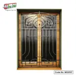 Stylish Black MS Window Grill for Elegant Look