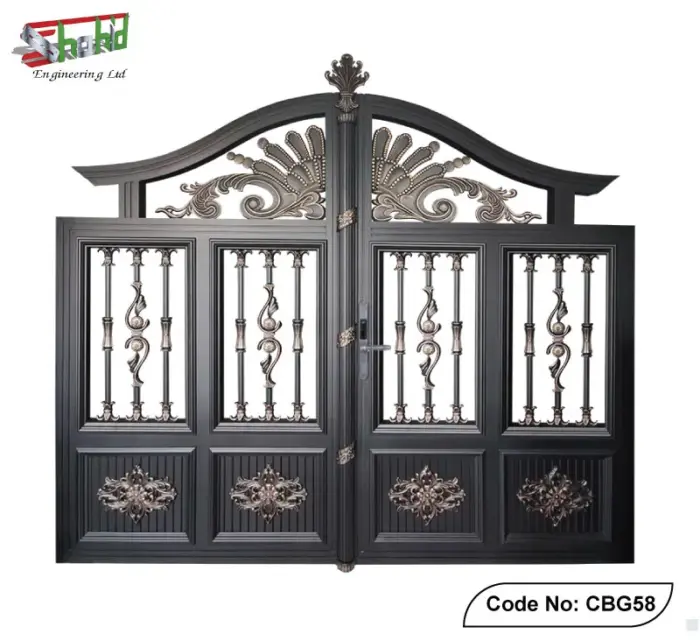 Wrought Iron Casting Boundary Gate | CBG58 - Shahid Engineering Ltd
