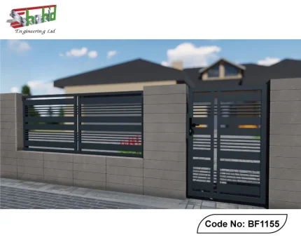 Customizable Steel Boundary Fence