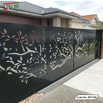 Modern Wrought Iron Fence