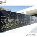 Durable Iron Boundary Fence