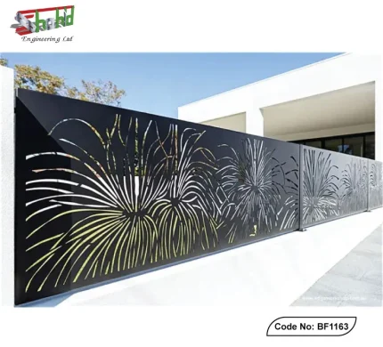 Durable Iron Boundary Fence