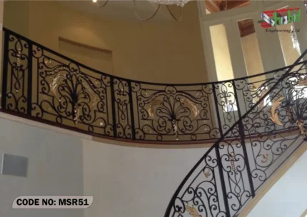 Luxury Pattern Cast Stair Railing