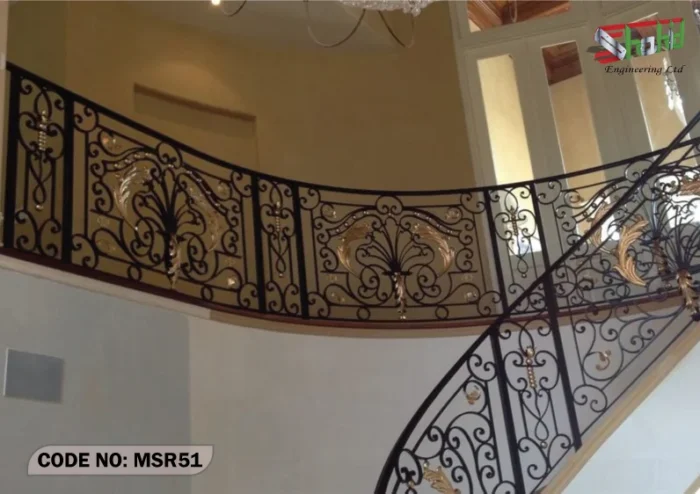 Luxury Pattern Cast Stair Railing